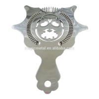 Popular style skull cocktail strainer stainless steel bar tools