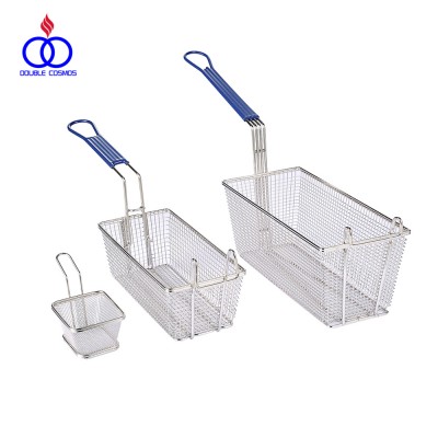 Heavy Duty Stainless steel Mesh Chip Fish Chicken Fryer Fries Baskets